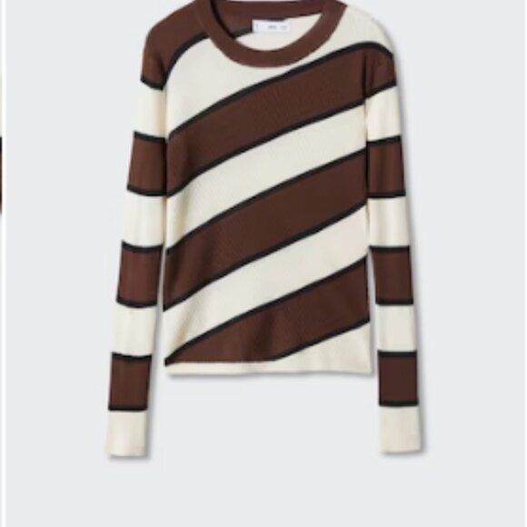 MANGO Striped Rib Sweater - Picture 7 of 8